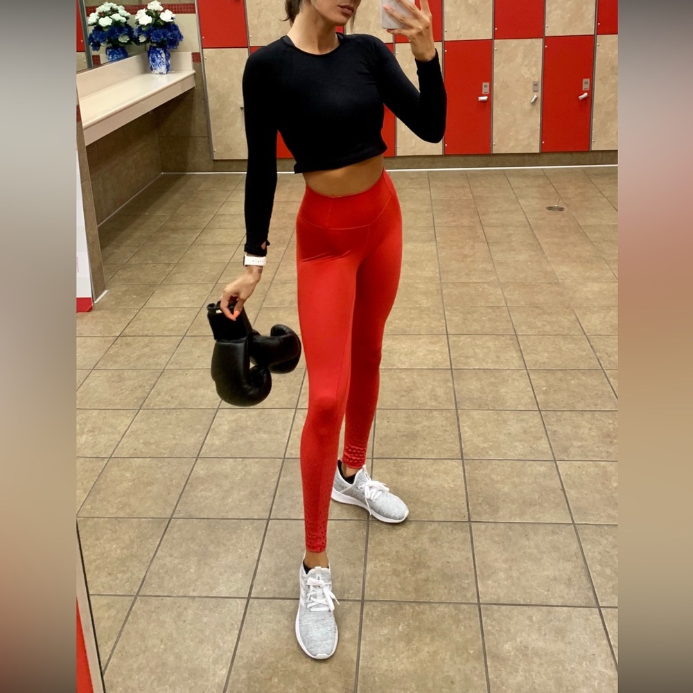 Ethos red leggings